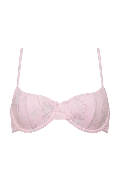 Pam Floral Underwire Bikini Top - Aurora | Frankies Bikinis