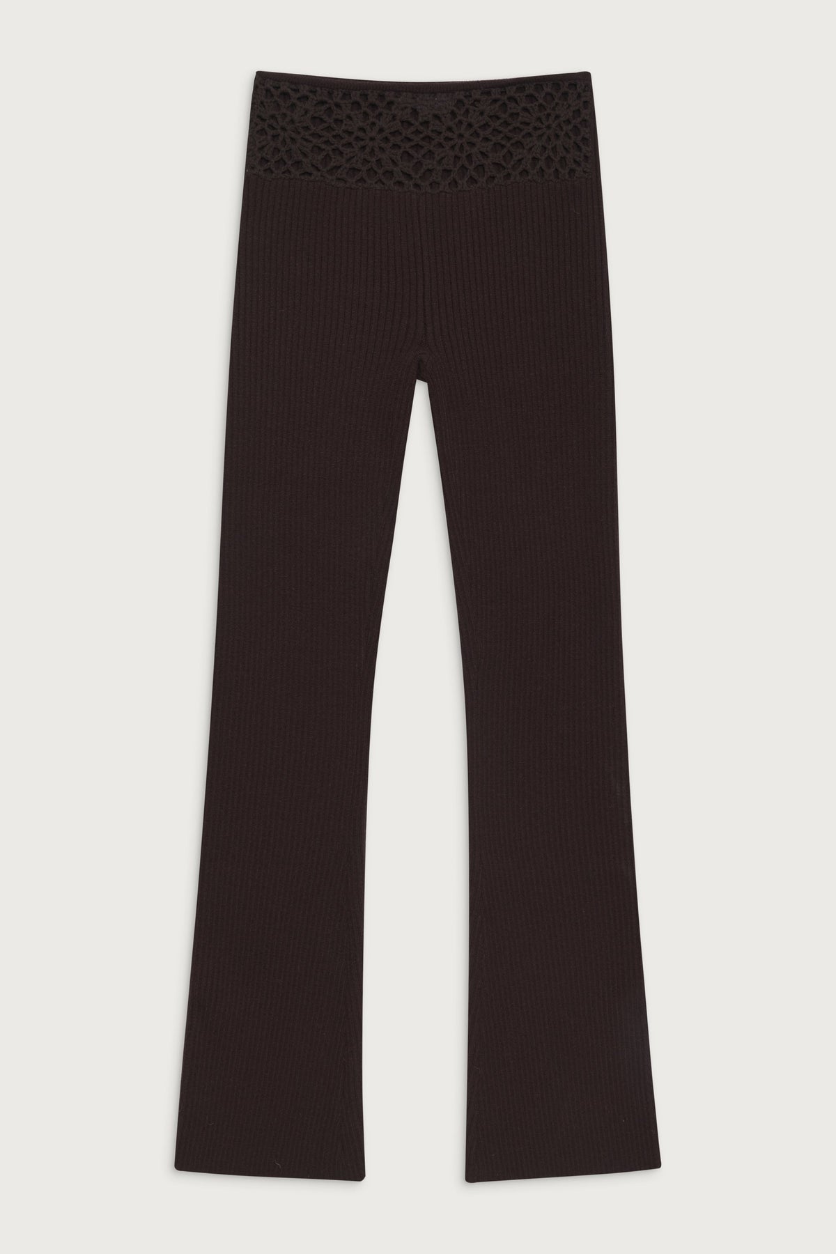 Heaven Ribbed Cloud Knit Pant - Bourbon | Frankies Bikinis