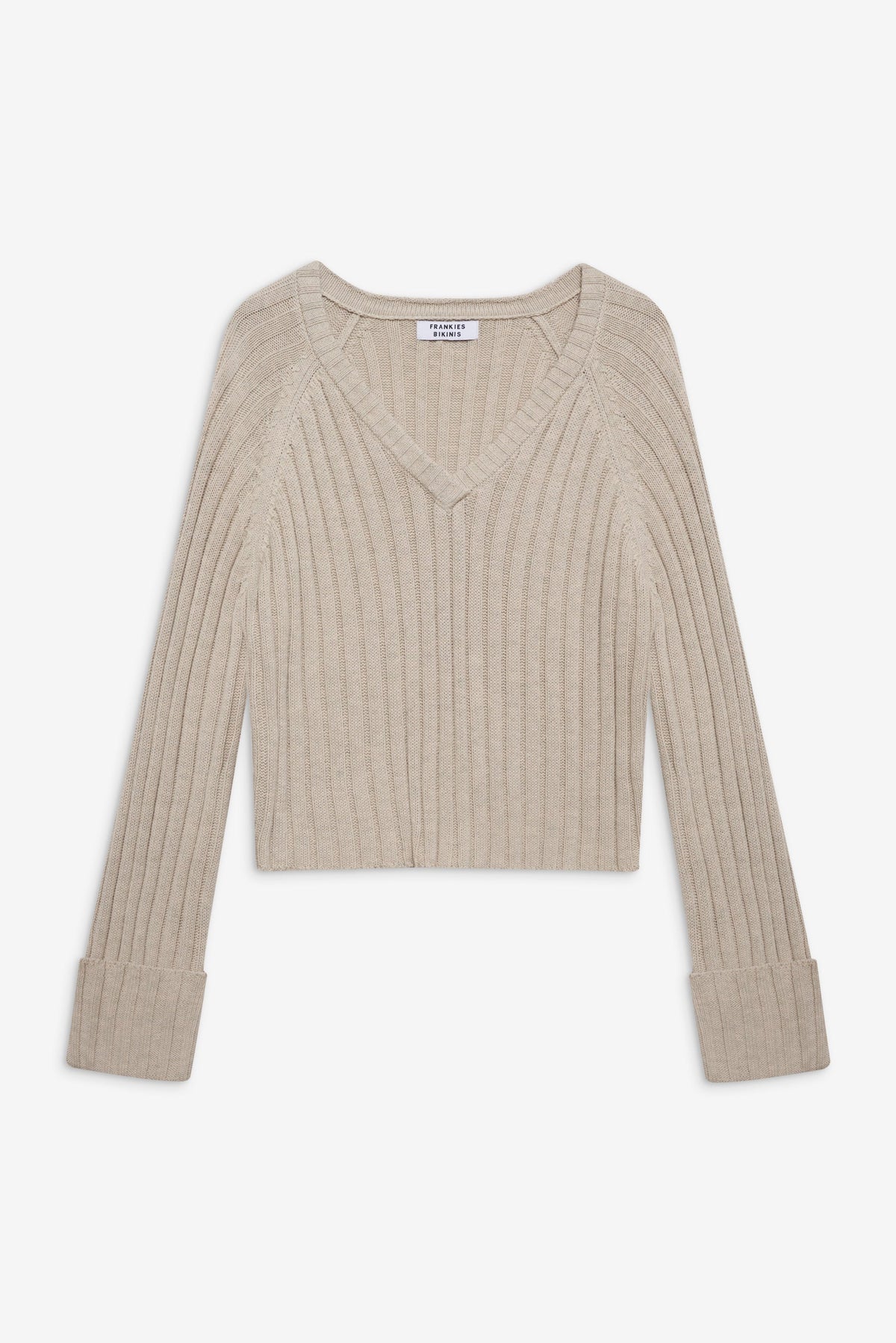 Ashton Cotton Knit Sweater - Cream | Frankies Bikinis