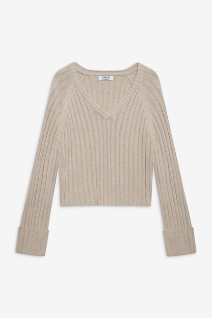 Ashton Cotton Knit Sweater - Cream | Frankies Bikinis