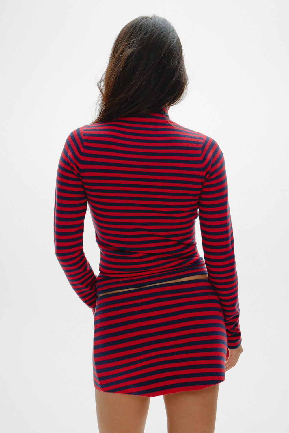 Milo Knit Turtleneck Sweater - Sunday Stripe | Frankies Bikinis