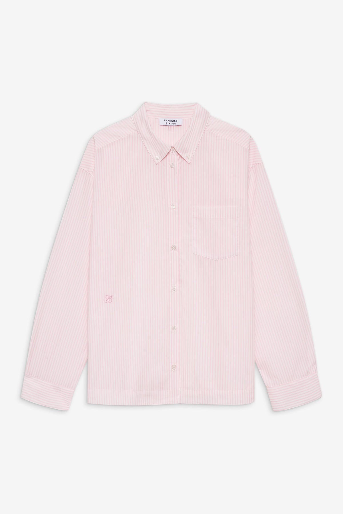 Ralph Long Sleeve Sleep Shirt - Pink Stripe | Frankies Bikinis