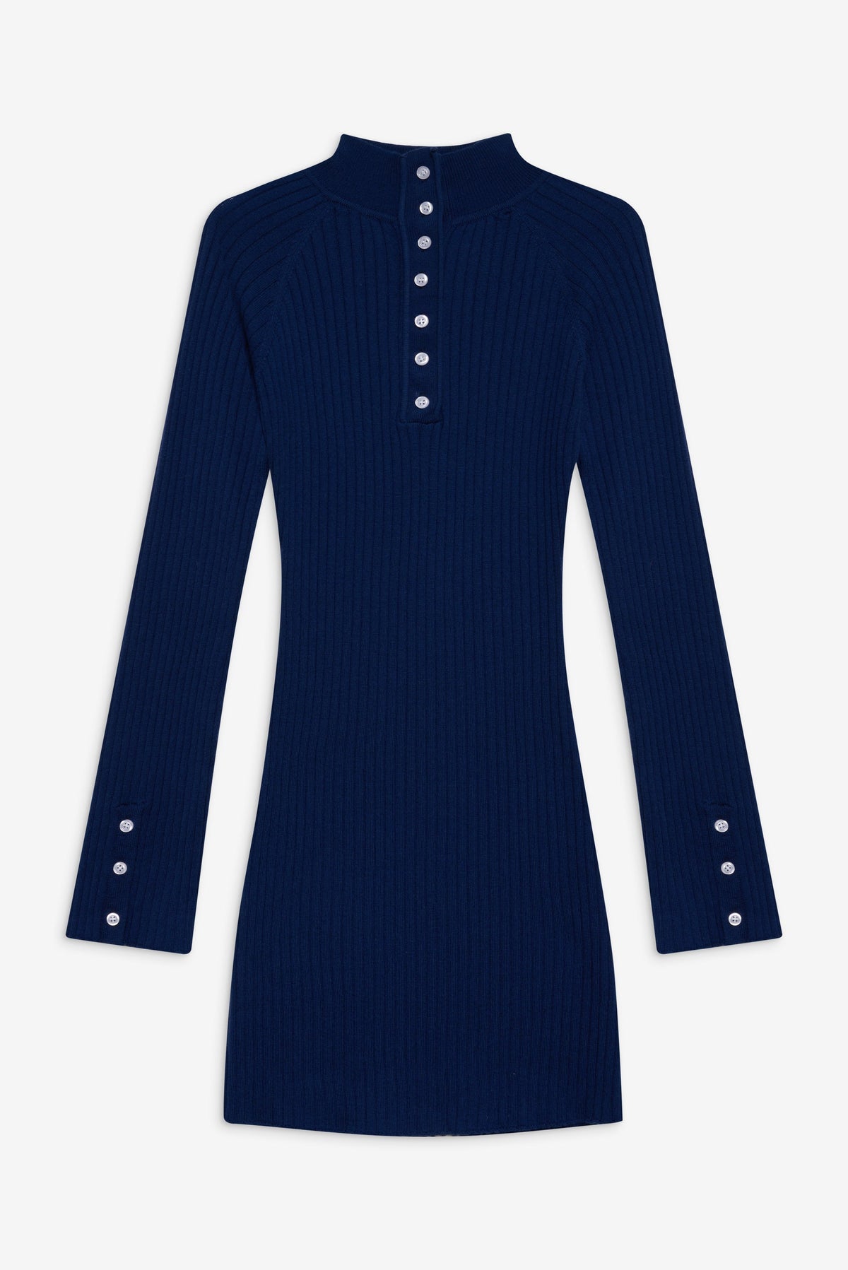 Isla Long Sleeve Mini Dress - Midnight Blue | Frankies Bikinis