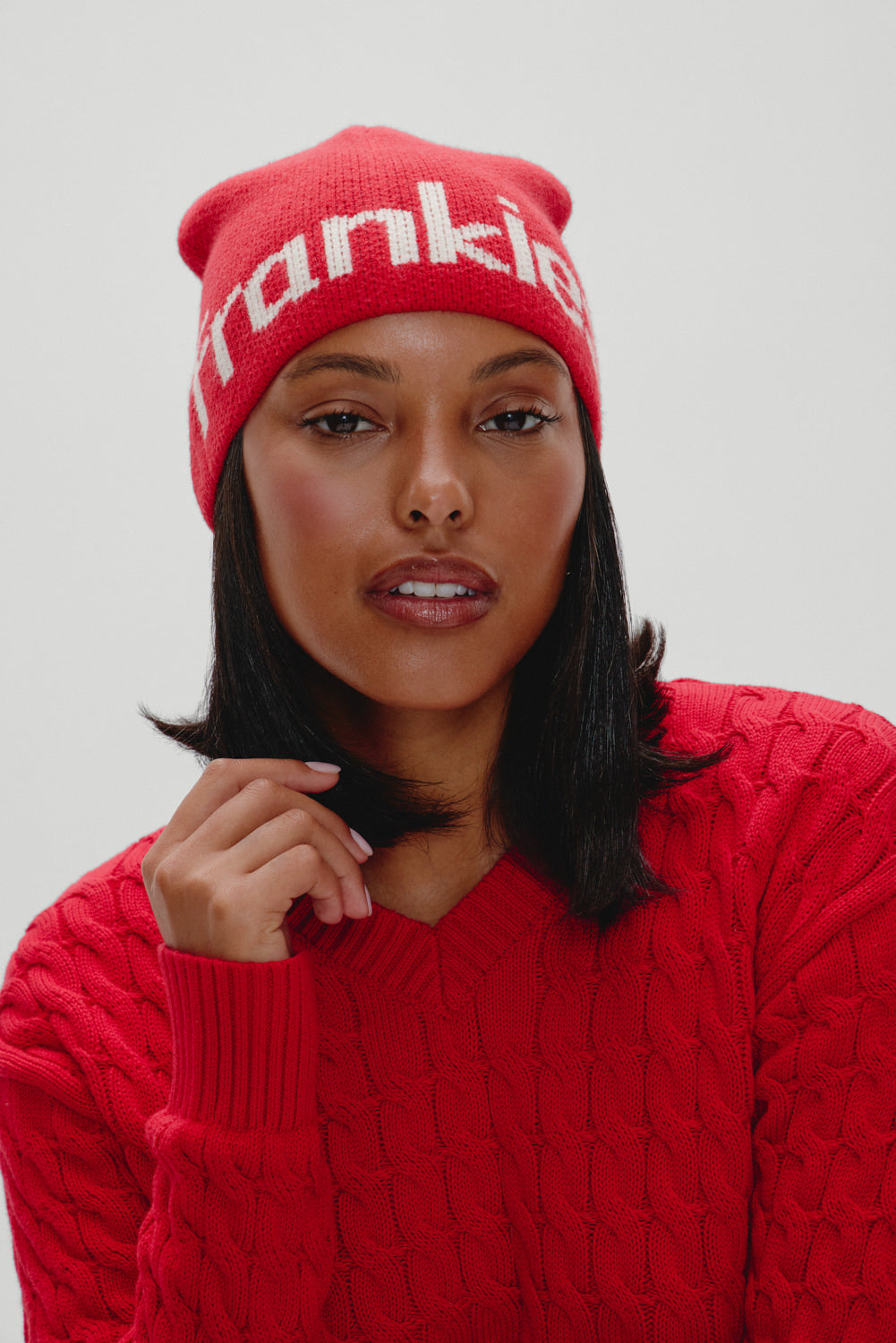 Bundle Up Knit Beanie - Heartstrings | Frankies Bikinis