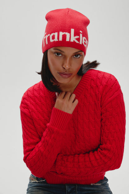 Bundle Up Knit Beanie - Heartstrings | Frankies Bikinis