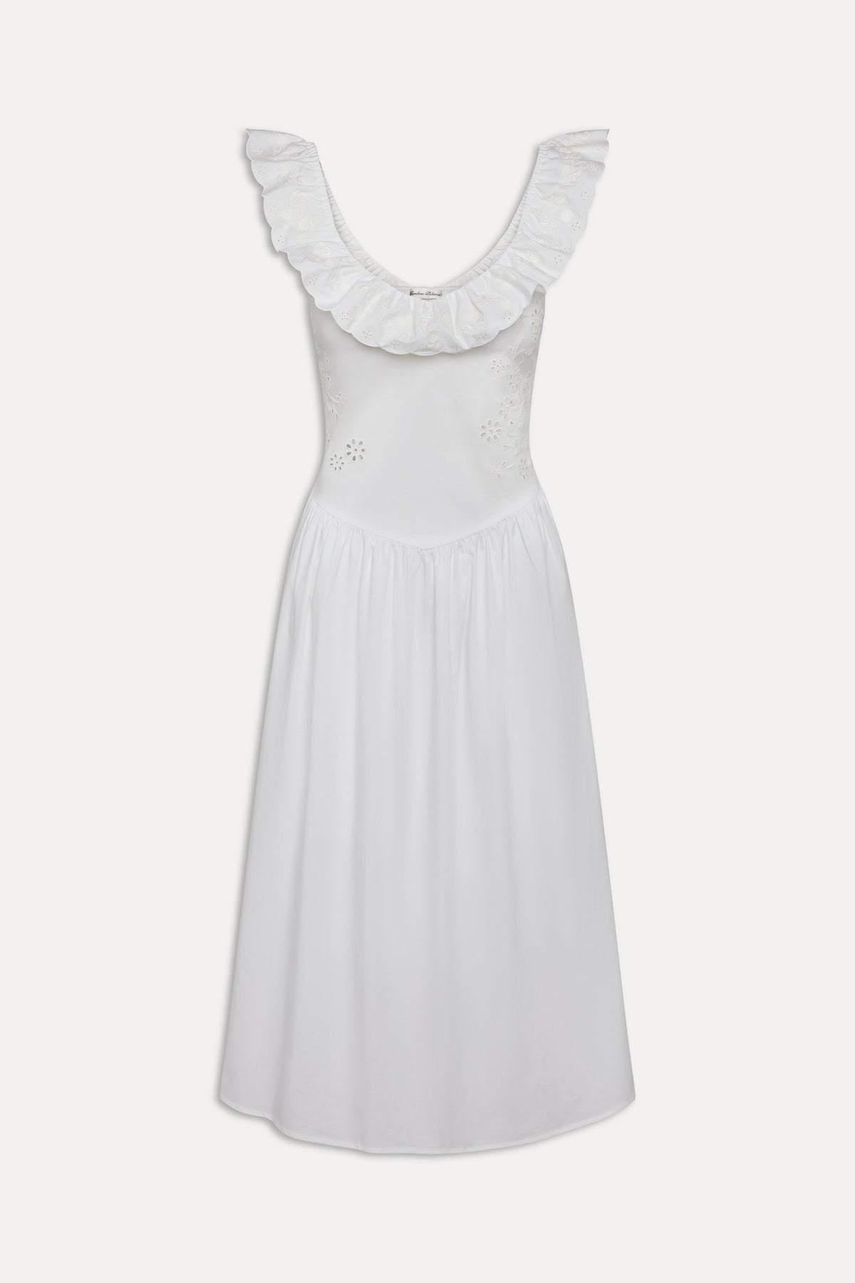 Georgia Cotton Embroidered Midi Dress - Angel's Meadow | Frankies Bikinis