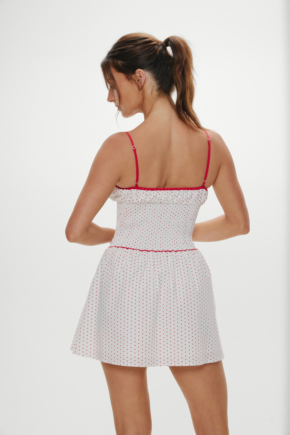 Coast Cotton Mini Dress - Red Dot | Frankies Bikinis