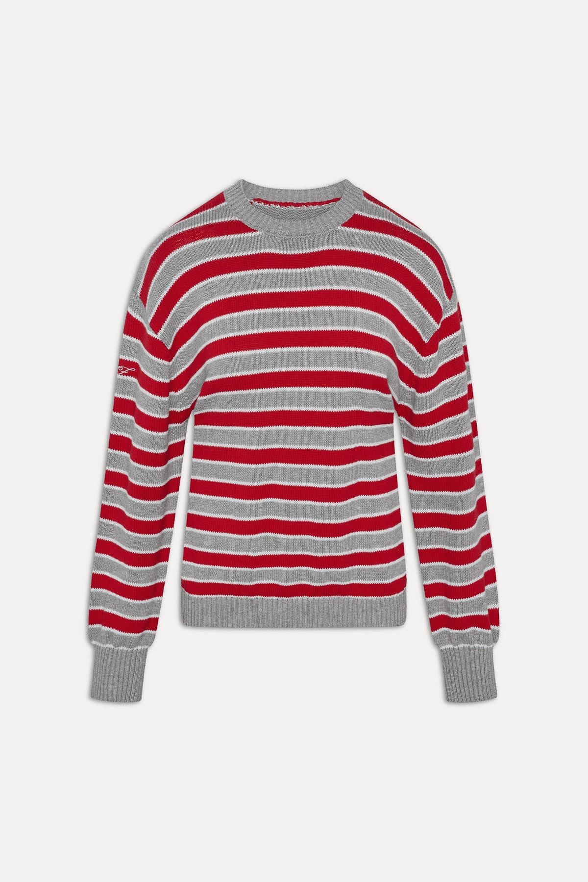 Sloane Oversized Knit Sweater - Cloud Cover Stripe | Frankies Bikinis