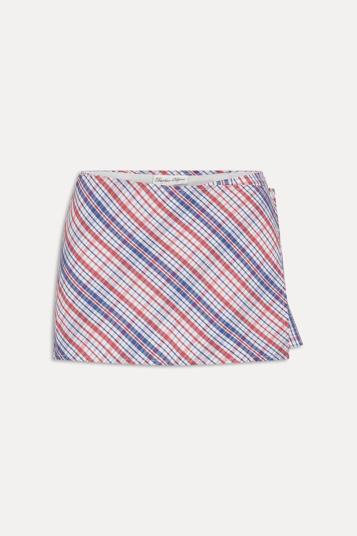Sterling Cotton Mini Skort - Americana Plaid | Frankies Bikinis