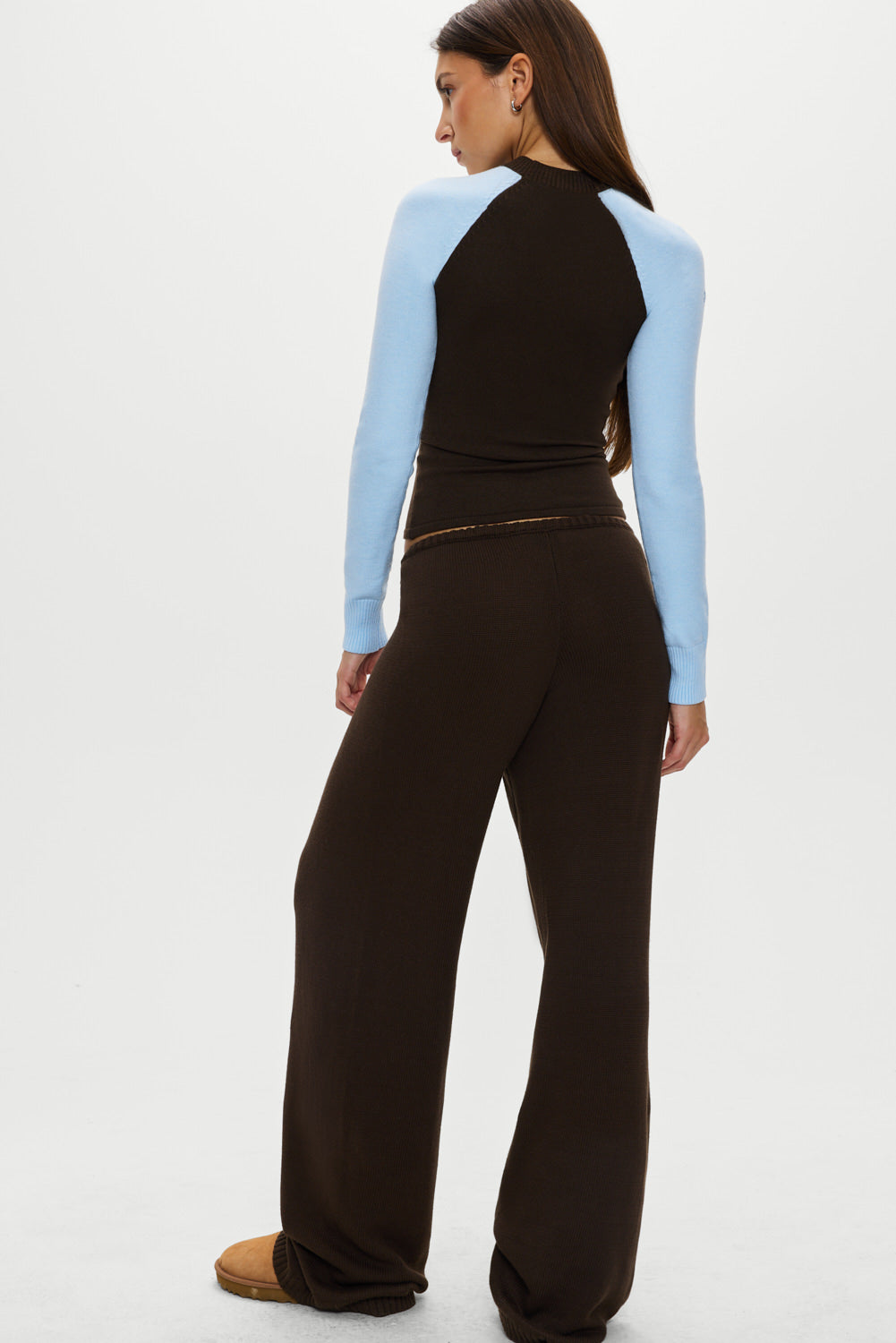 Wesley Knit Pants - Chocolate Brown | Frankies Bikinis