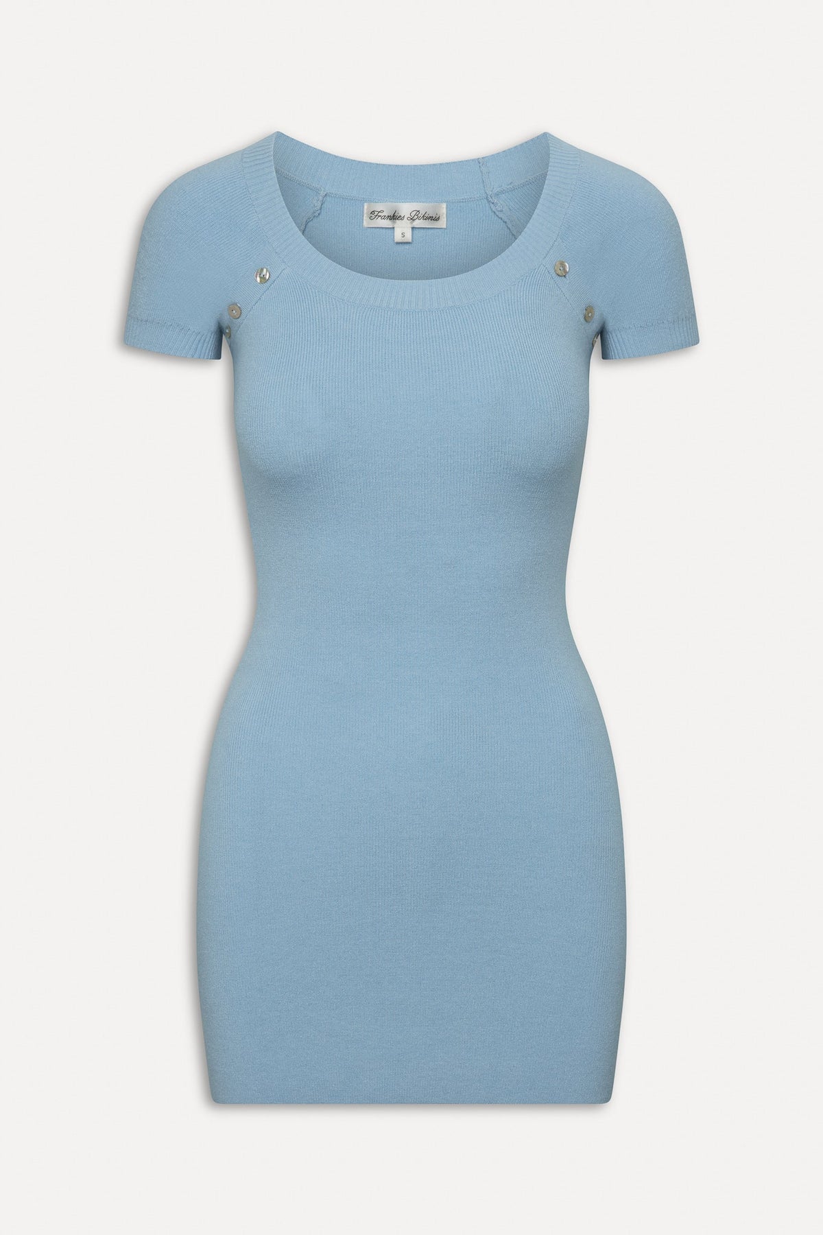 Haze Knit Mini Dress - Blue Vanilla | Frankies Bikinis
