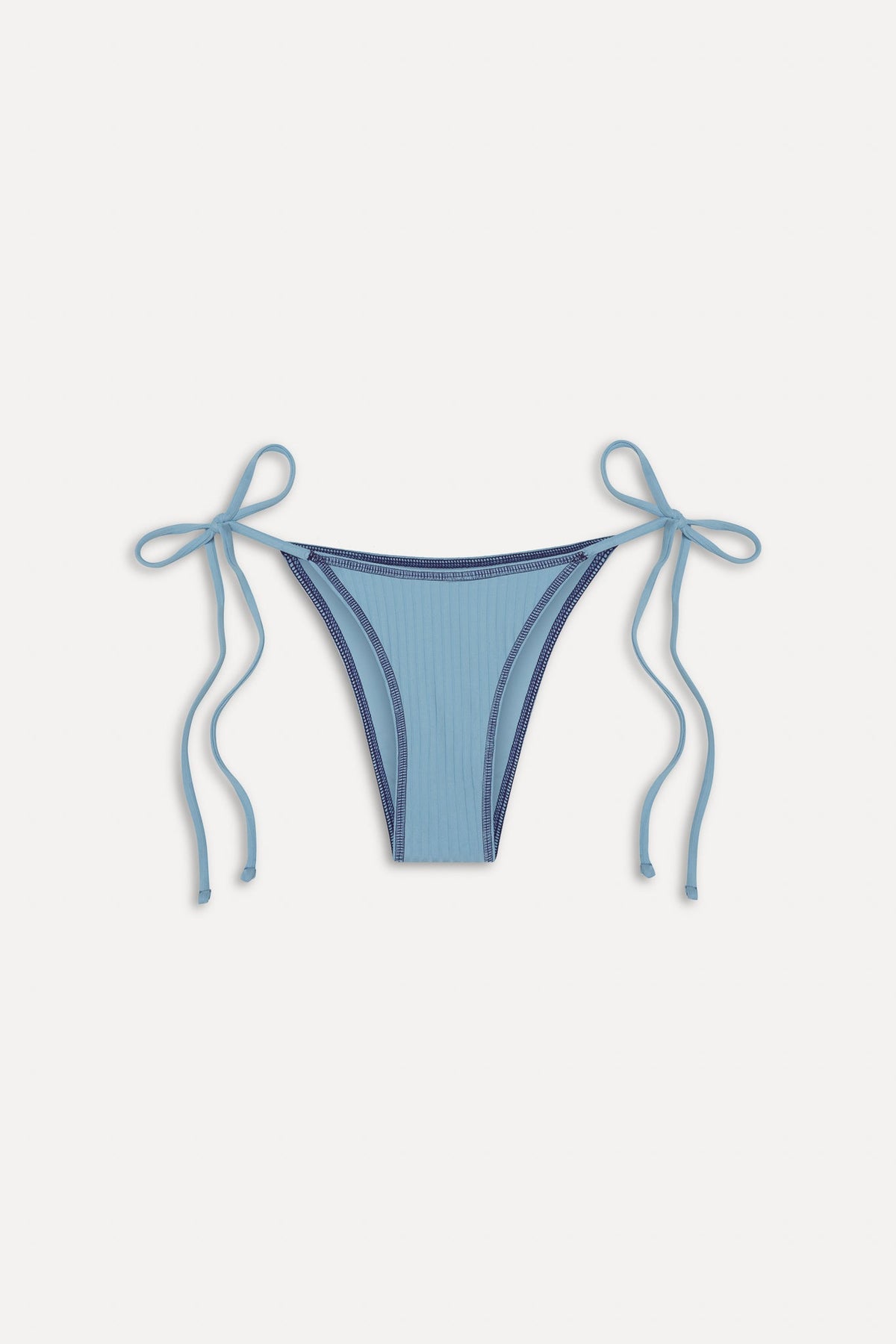 Mackenzie Cheeky String Bikini Bottom - Blue Vanilla | Frankies Bikinis