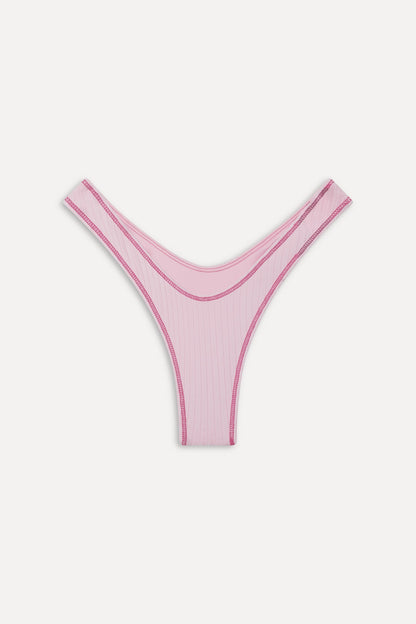 Full Moon Micro Bikini Bottom - Strawberries & Cream | Frankies Bikinis