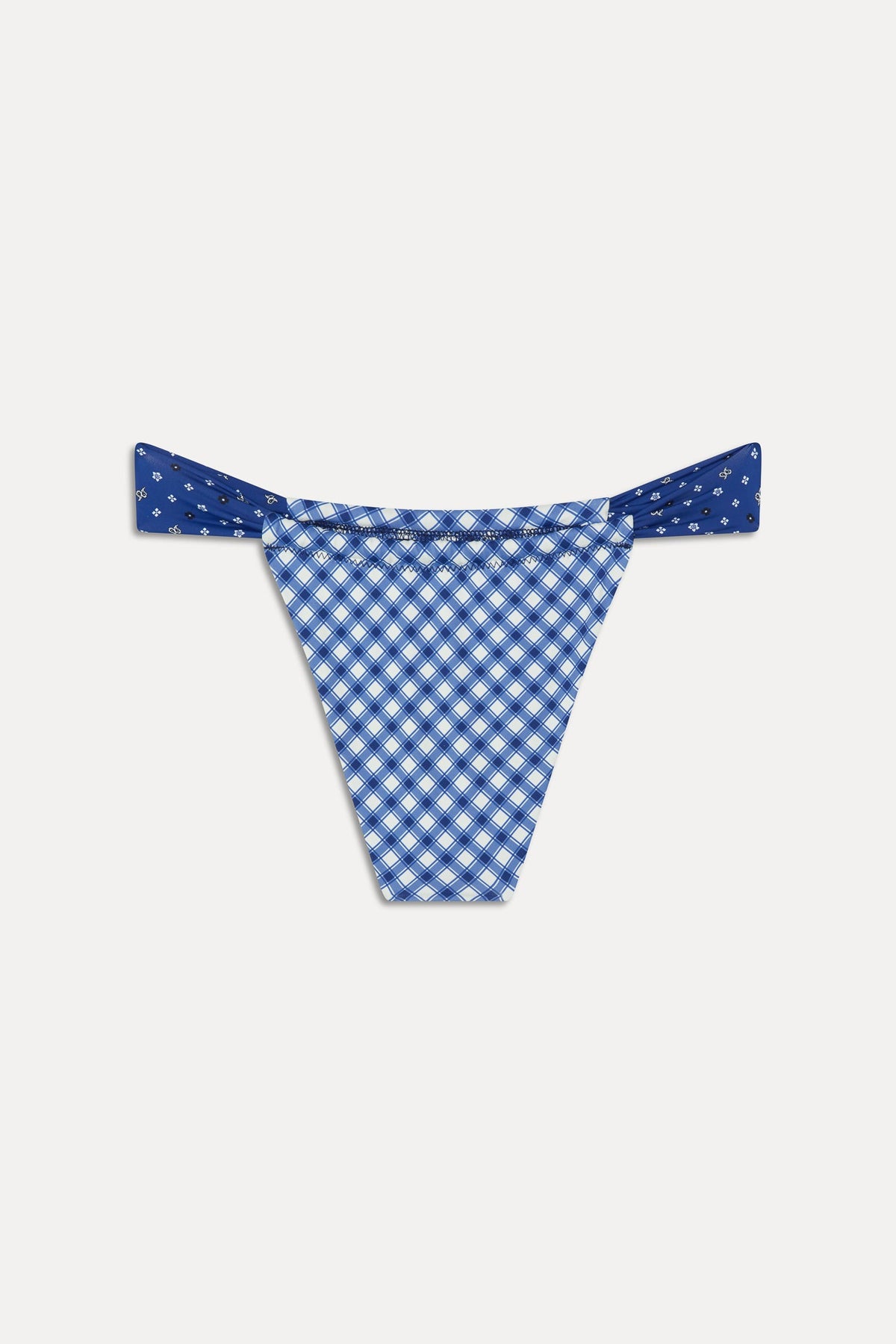 Beckett Micro Bikini Bottom - Starry Gingham | Frankies Bikinis