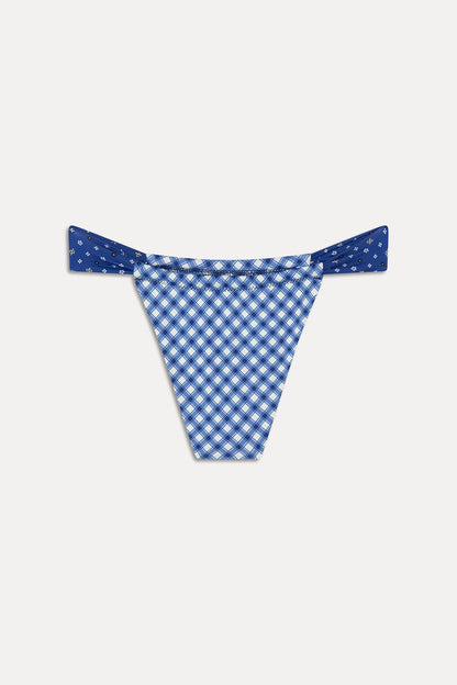 Beckett Micro Bikini Bottom - Starry Gingham | Frankies Bikinis