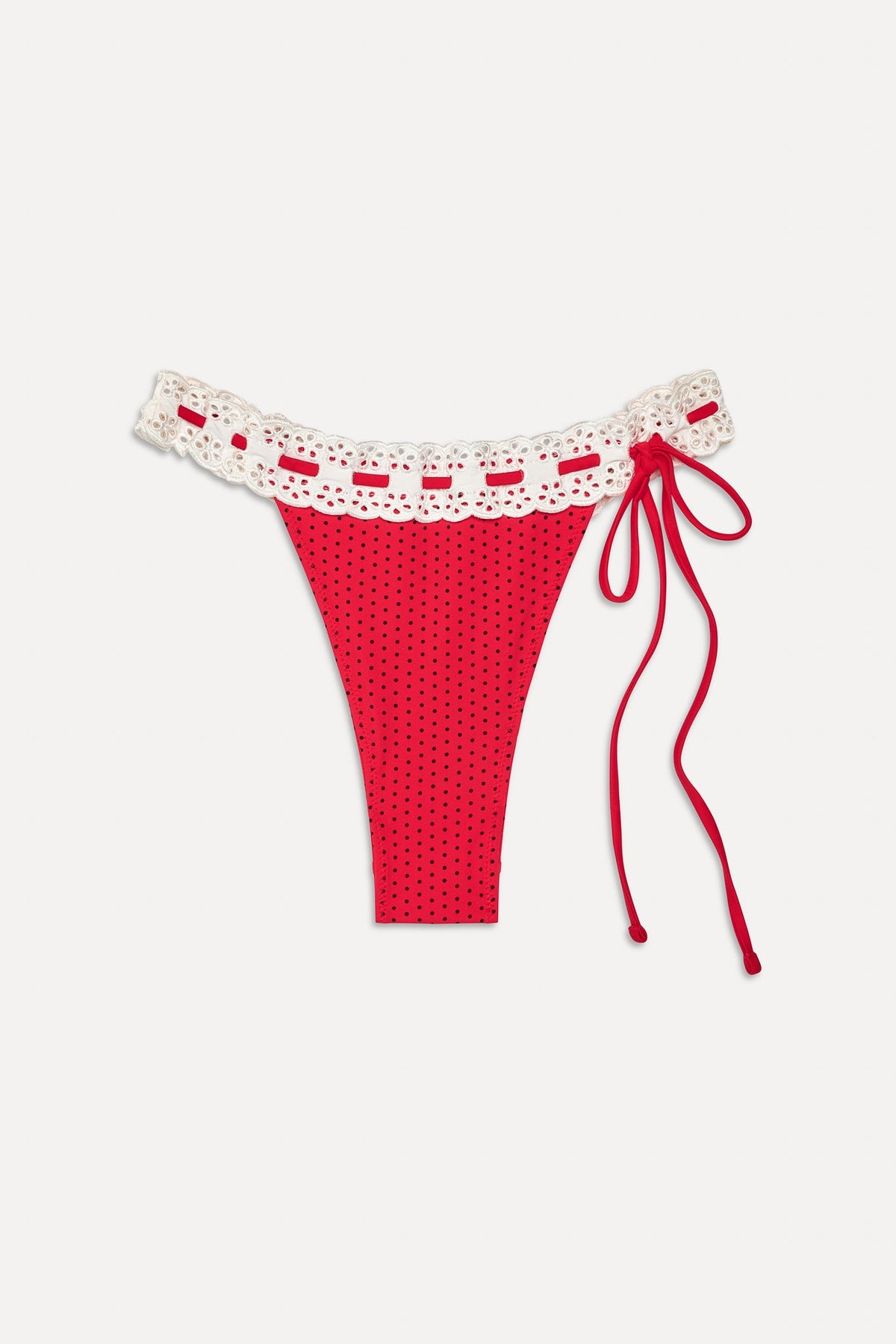 Lacey Micro Bikini Bottom - Spice Dot | Frankies Bikinis