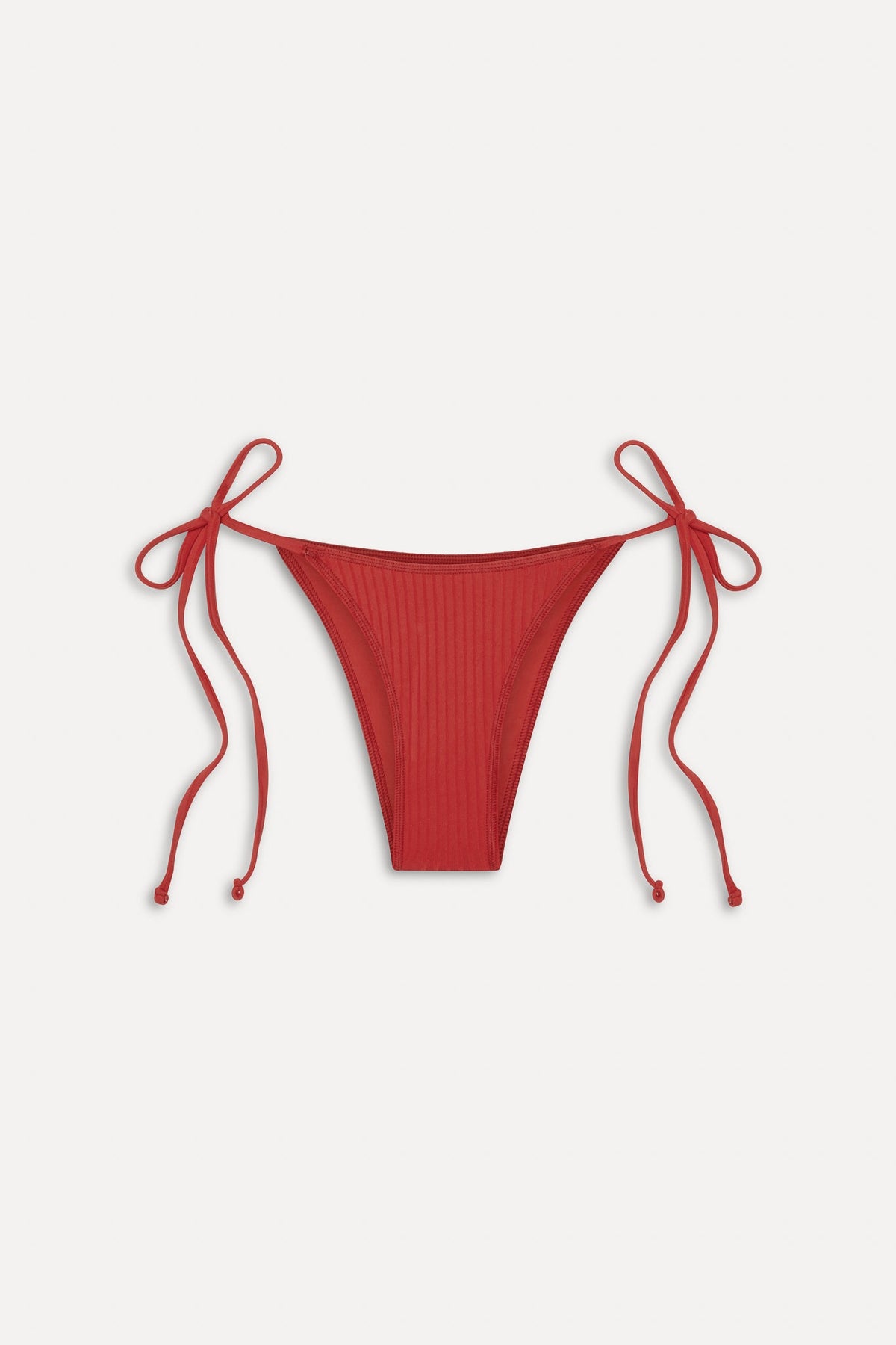 Mackenzie Cheeky String Bikini Bottom - Cherry | Frankies Bikinis