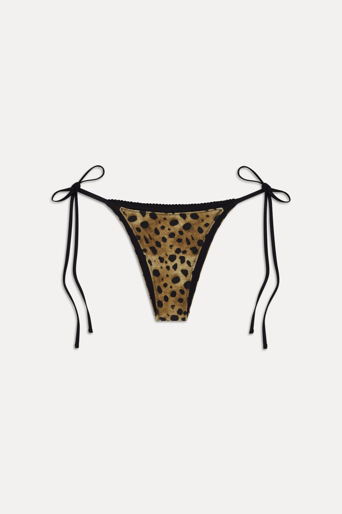x Khy Mackenzie Skimpy Bikini Bottom - Lacey Leopard | Frankies Bikinis