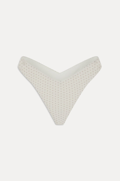 x Khy Enzo Cheeky Bikini Bottom - Pearl Dot | Frankies Bikinis