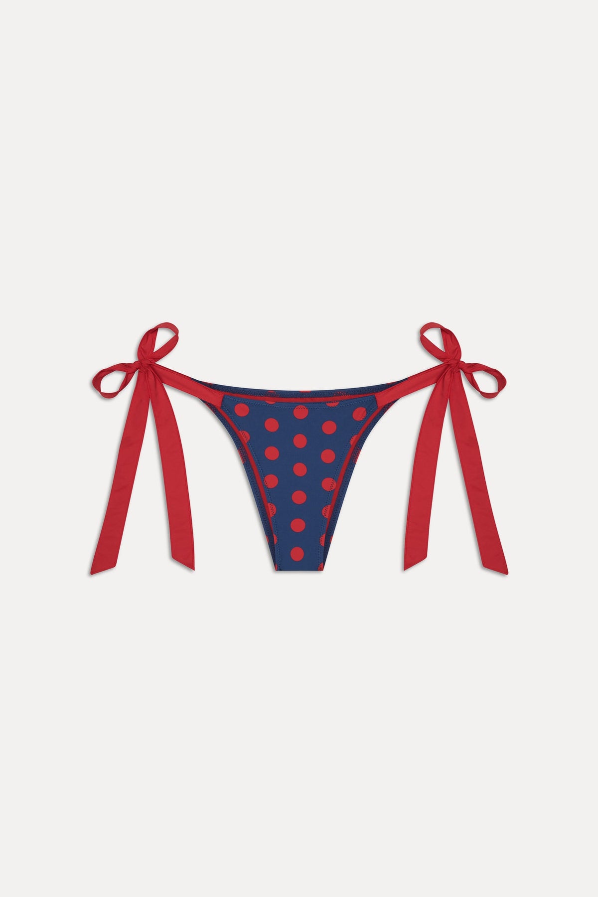 x Khy Mackenzie Skimpy Bikini Bottom - Strawberry Dot | Frankies Bikinis