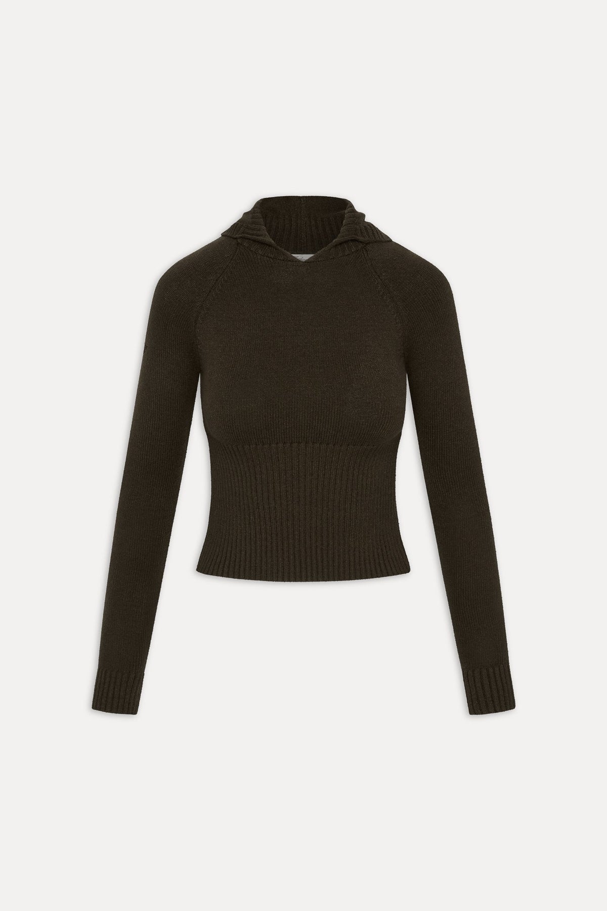 Hazel Knit Hoodie - Chocolate Brown | Frankies Bikinis