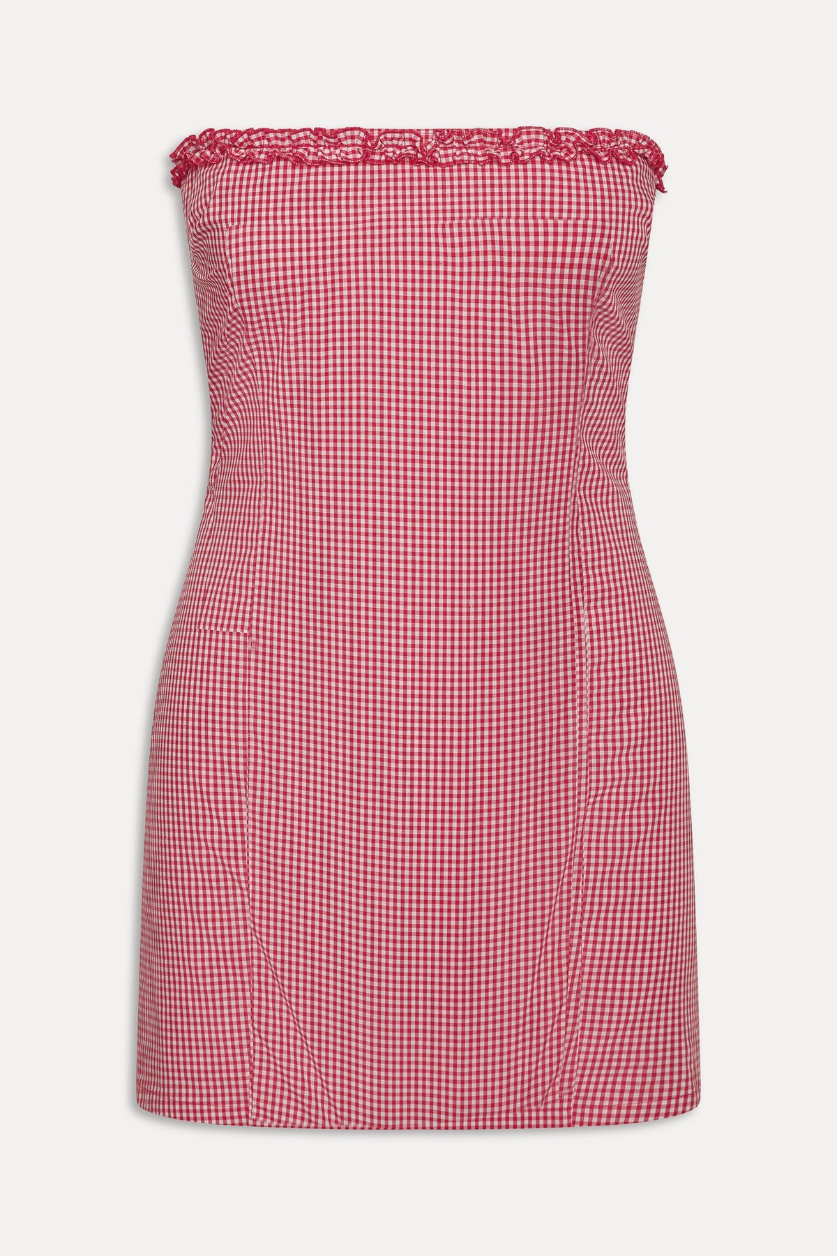 Poppy Strapless Cotton Mini Dress - Picnic Basket | Frankies Bikinis