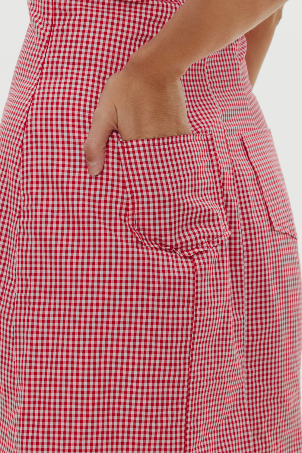 Poppy Strapless Cotton Mini Dress - Picnic Basket | Frankies Bikinis