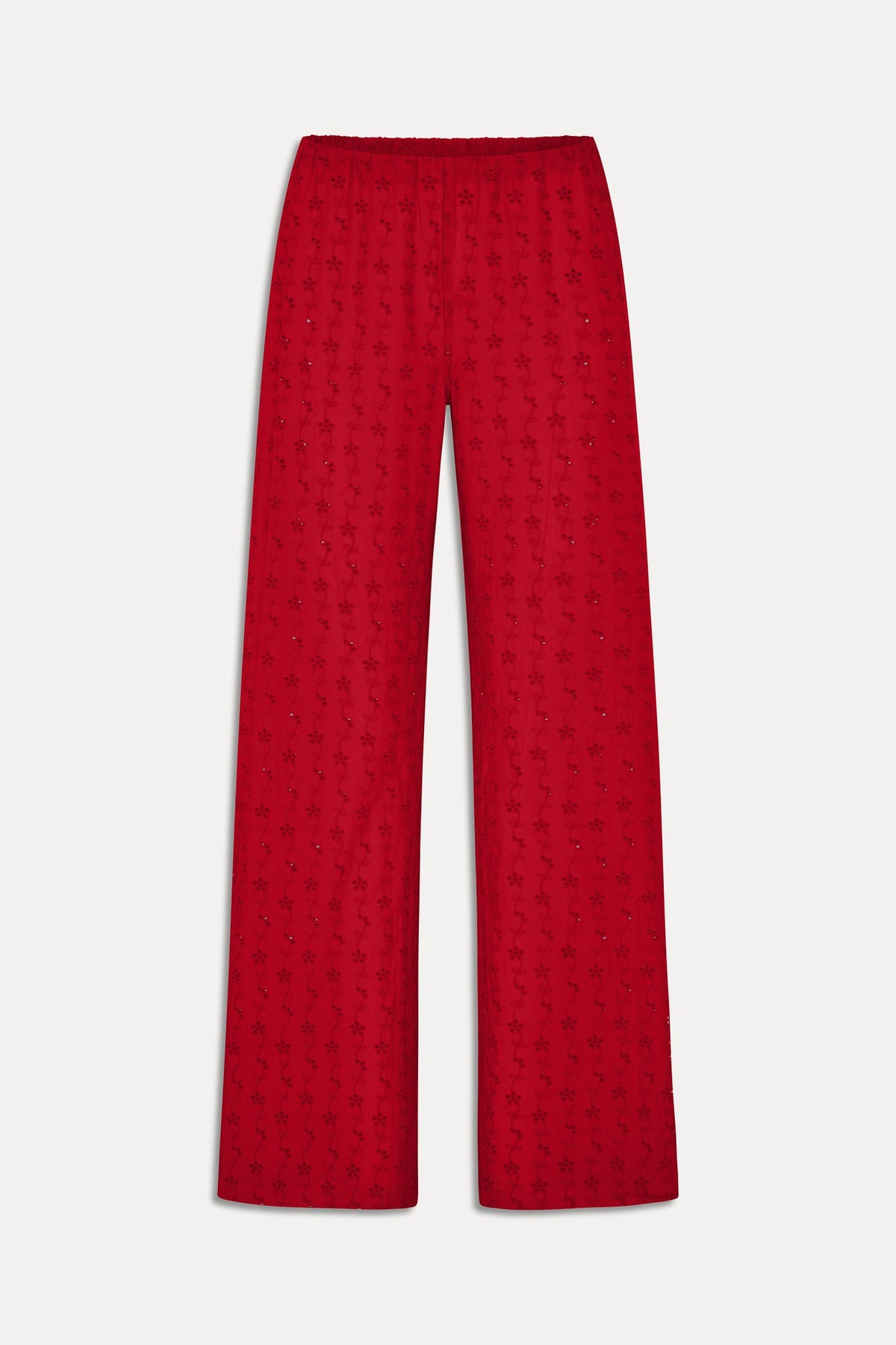 Princess Eyelet Pants - Red Rose | Frankies Bikinis