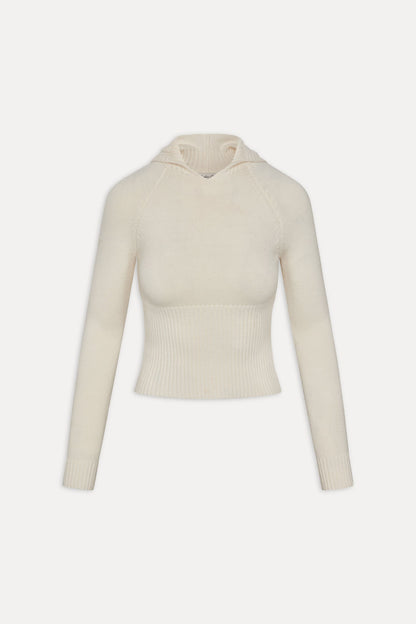 Hazel Knit Hoodie - Honeymoon | Frankies Bikinis