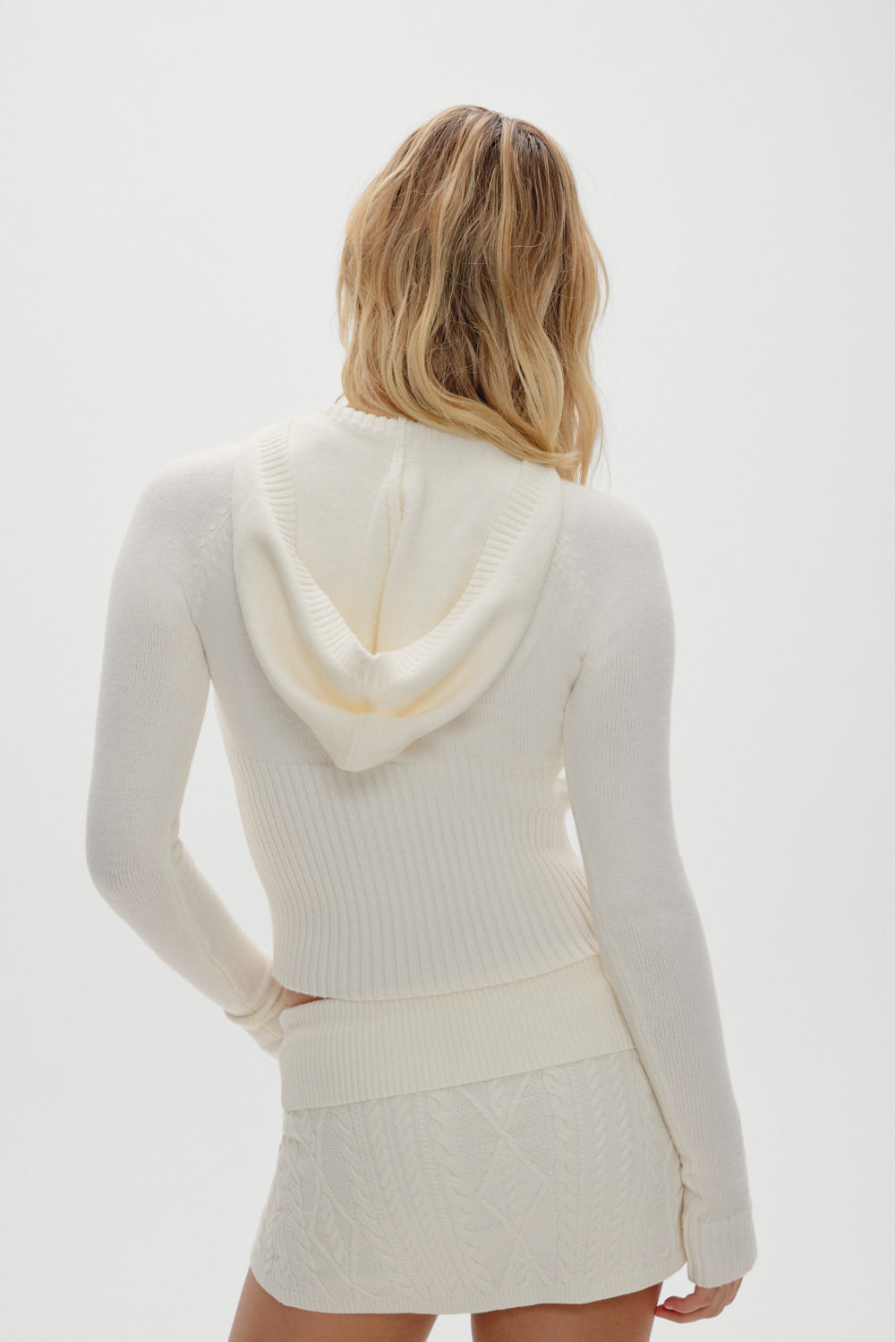Hazel Knit Hoodie - Honeymoon | Frankies Bikinis