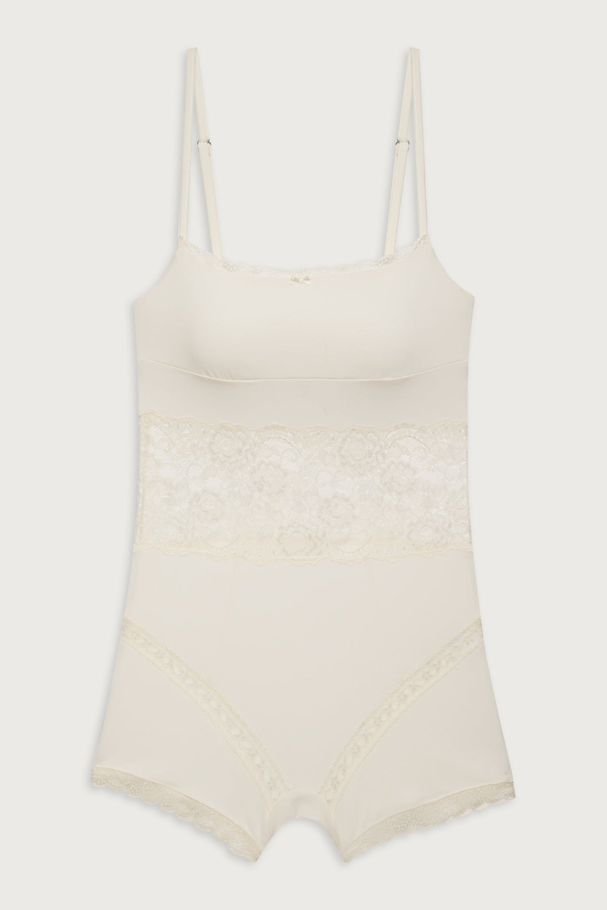Whisper Lace Bodysuit - Porcelain | Frankies Bikinis