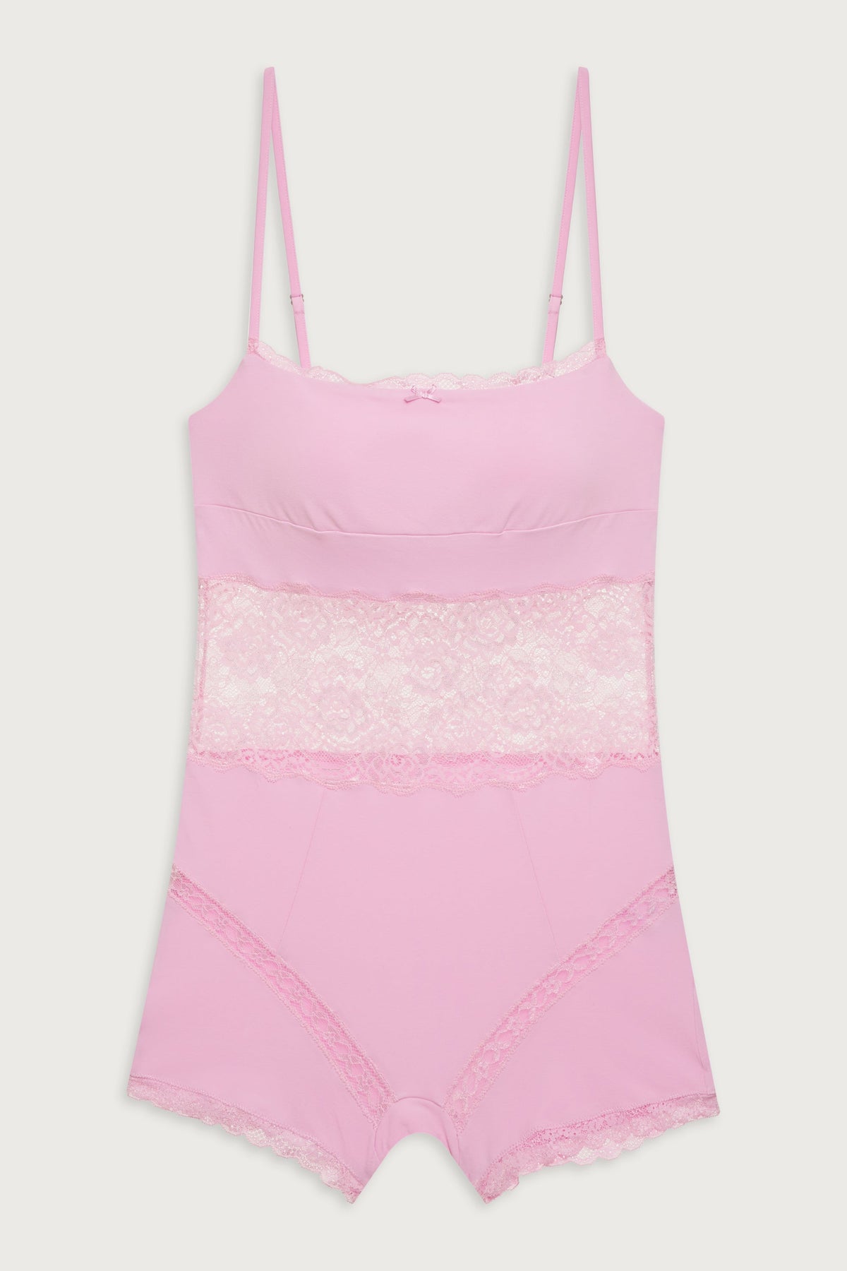 Whisper Lace Bodysuit - French Rose | Frankies Bikinis