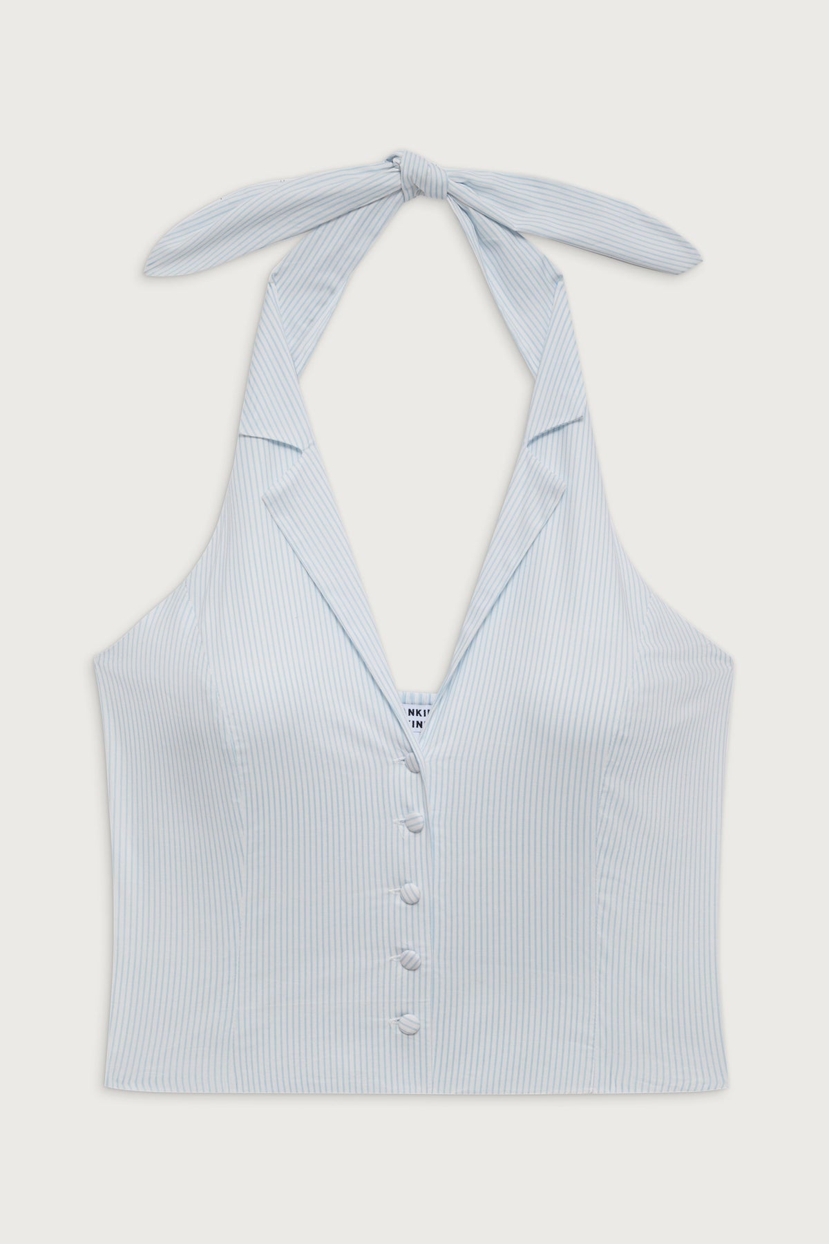 Cottage Striped Halter Top - Saltwater Stripe | Frankies Bikinis