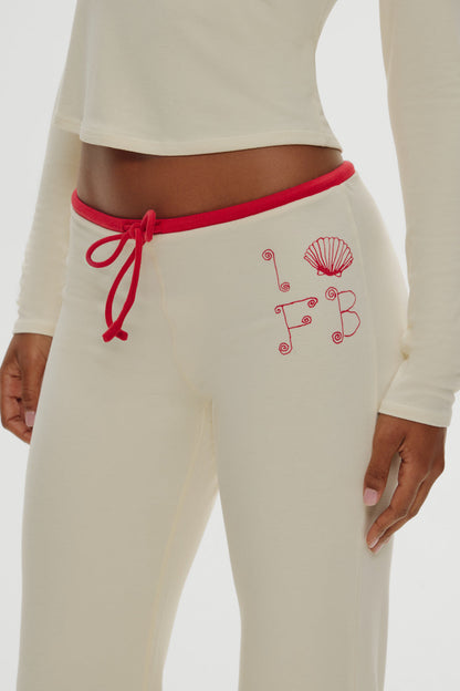 Surf Lounge Pants - Sunrise Shell | Frankies Bikinis