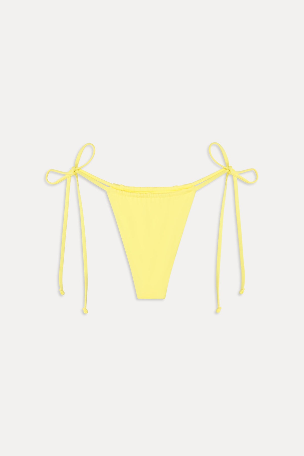Tia Skimpy String Bikini Bottom - Yellow Iris | Frankies Bikinis