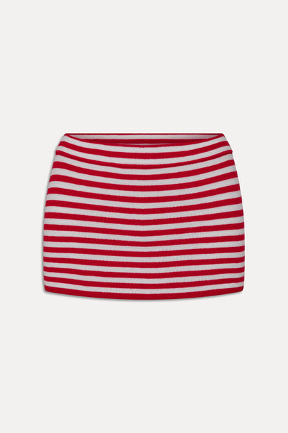 Marialla Knit Mini Skort - South Hampton Stripe | Frankies Bikinis