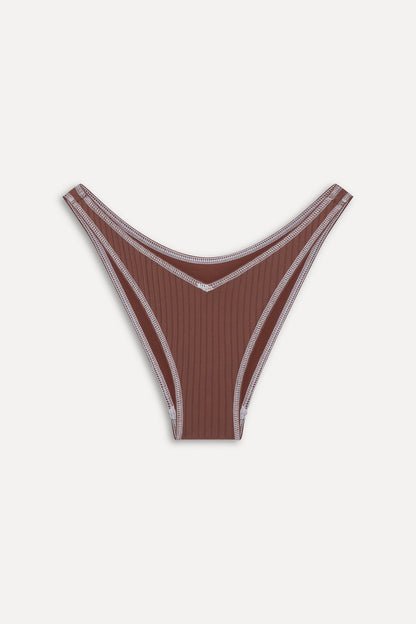 Harper Cheeky Bikini Bottom - Brown Sugar | Frankies Bikinis