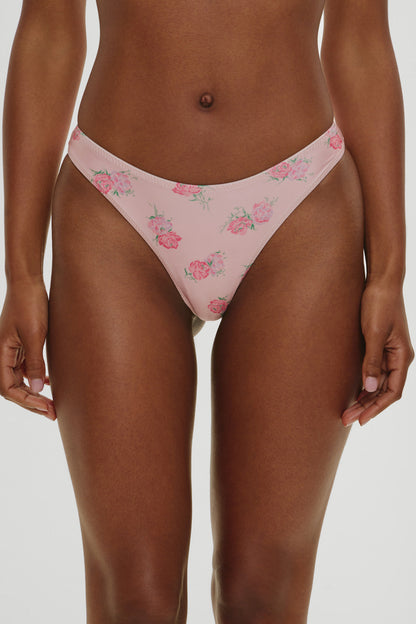 Dove Bikini Bottom - Fresh Rose | Frankies Bikinis