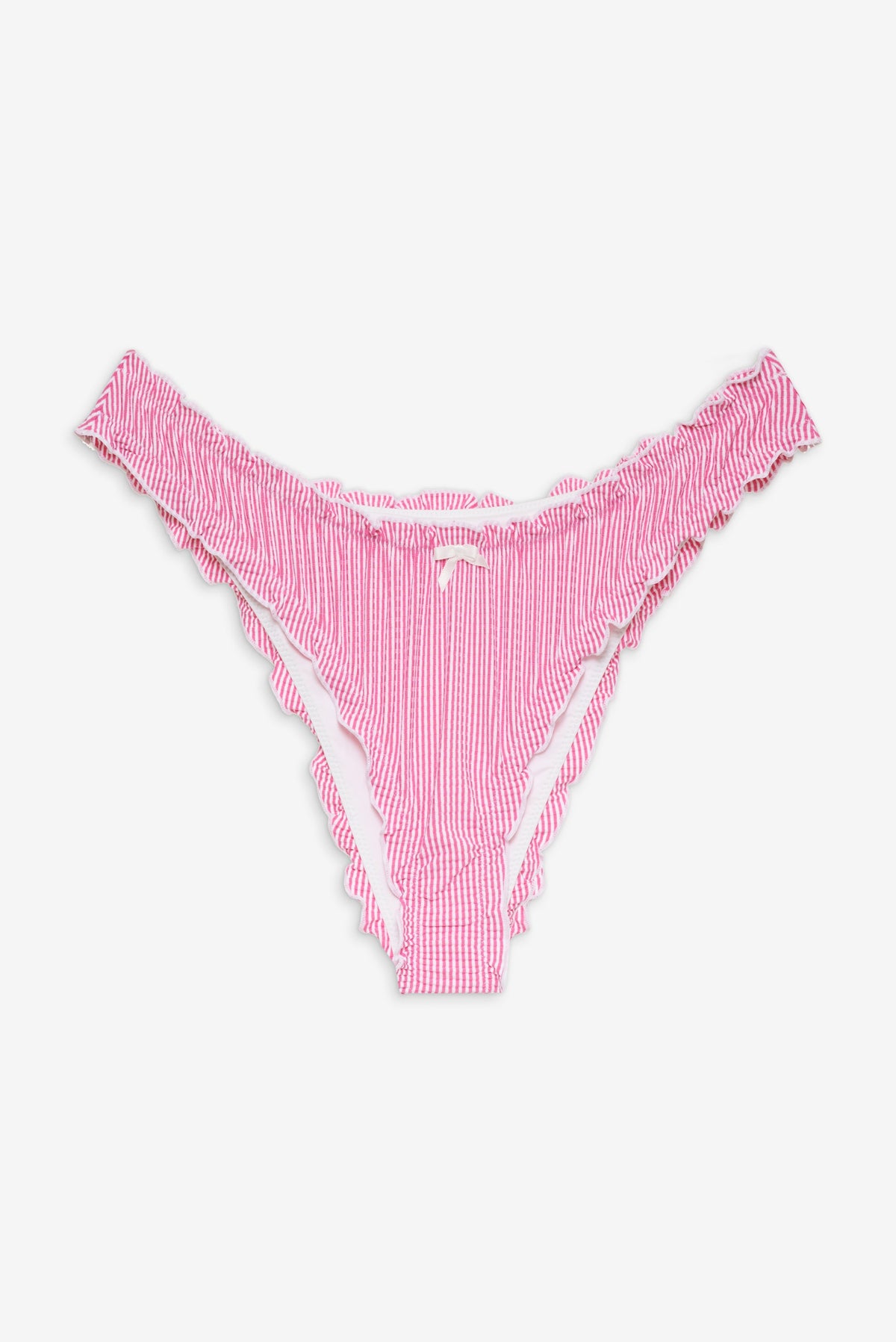 Beloved Bikini Bottom - Pink Stripe | Frankies Bikinis