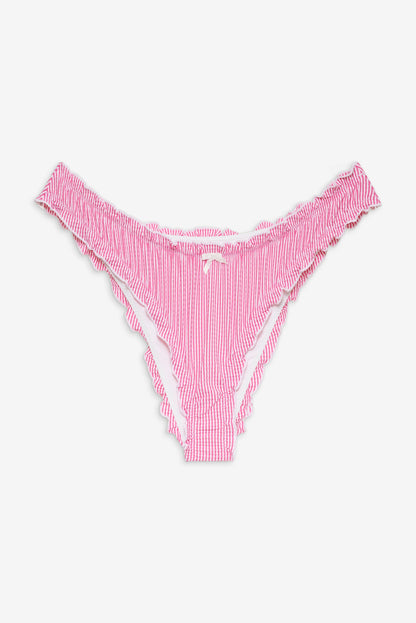 Beloved Bikini Bottom - Pink Stripe | Frankies Bikinis