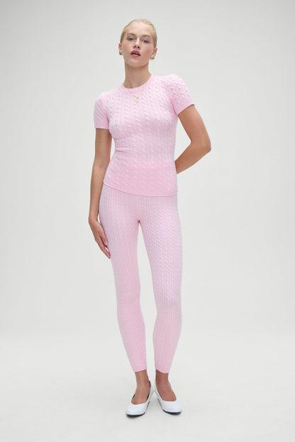 Bodin High Waisted Leggings - Cozy Pink | Frankies Bikinis