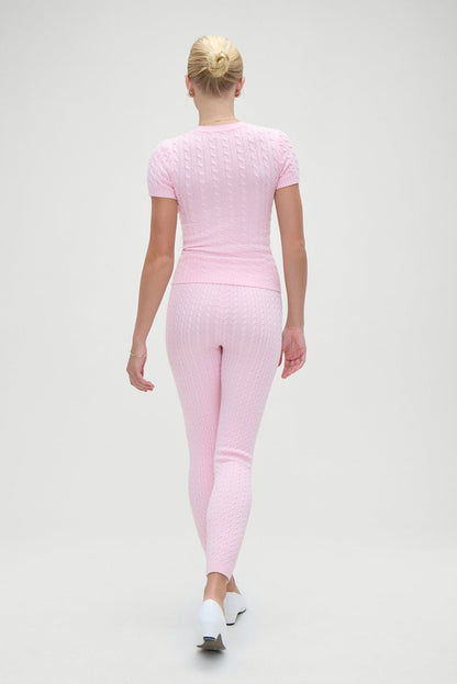 Bodin High Waisted Leggings - Cozy Pink | Frankies Bikinis