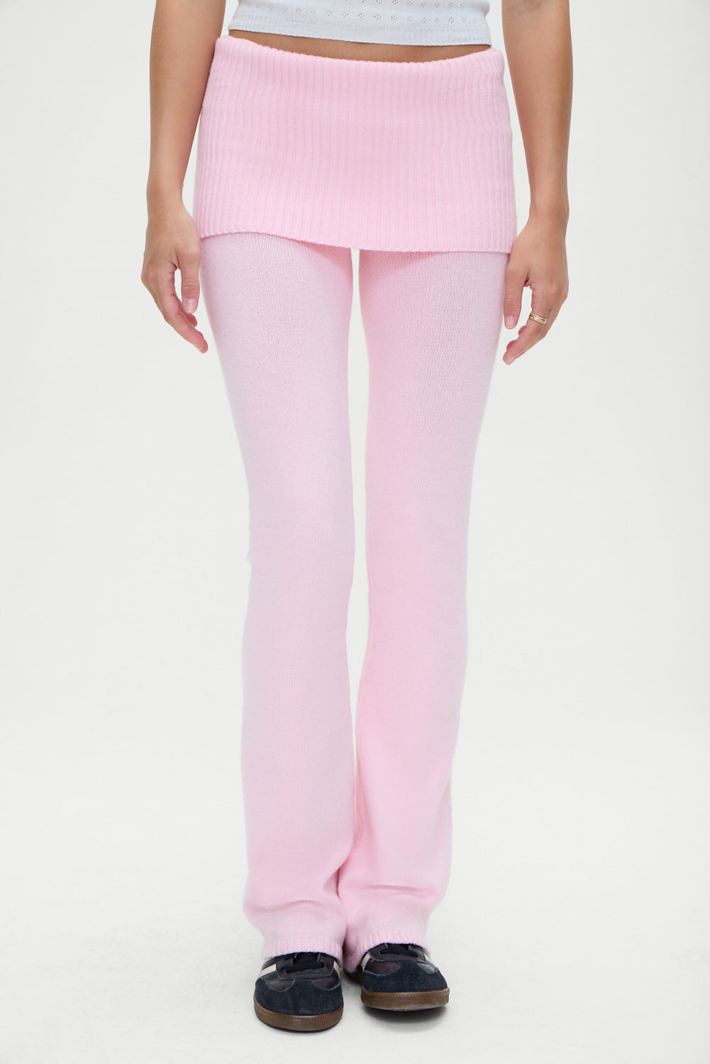 Aimee Knit Pants - Cozy Pink | Frankies Bikinis
