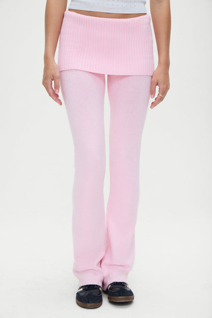 Aimee Knit Pants - Cozy Pink | Frankies Bikinis