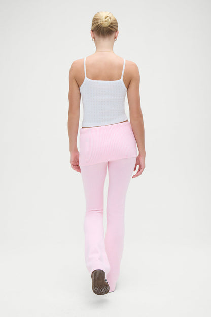 Aimee Knit Pants - Cozy Pink | Frankies Bikinis