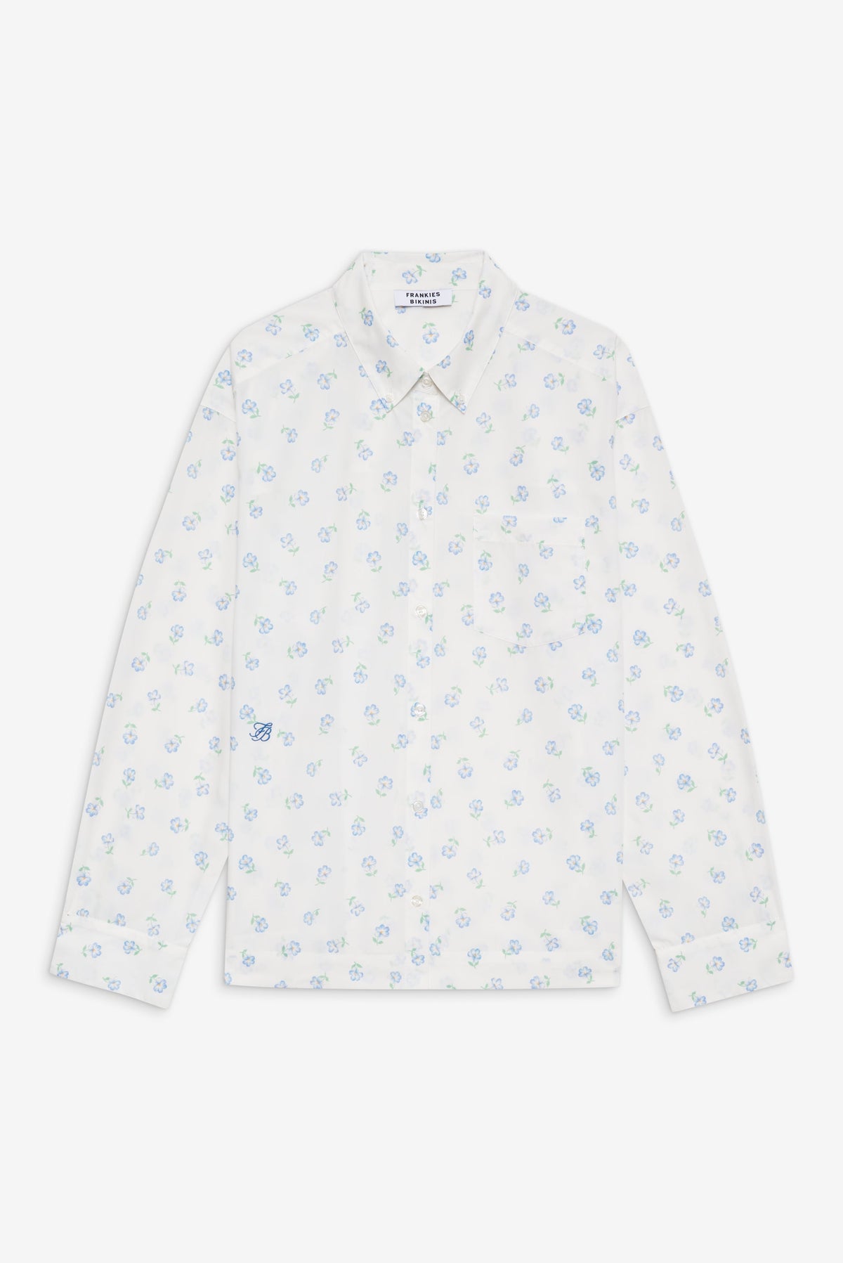 Ralph Long Sleeve Sleep Shirt - Periwinkle | Frankies Bikinis