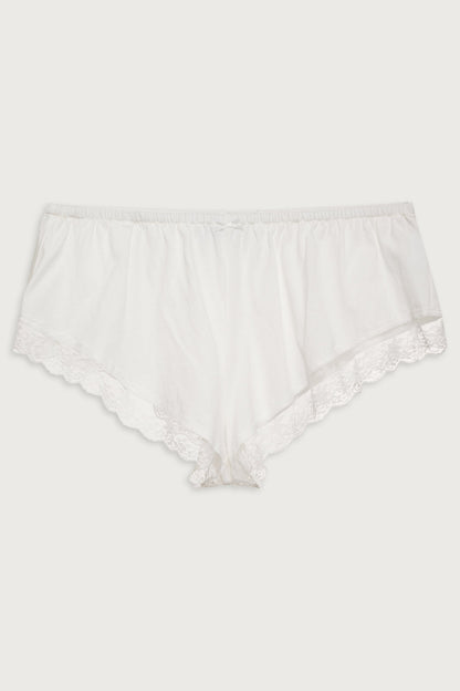Sleepy Mini Short - White | Frankies Bikinis
