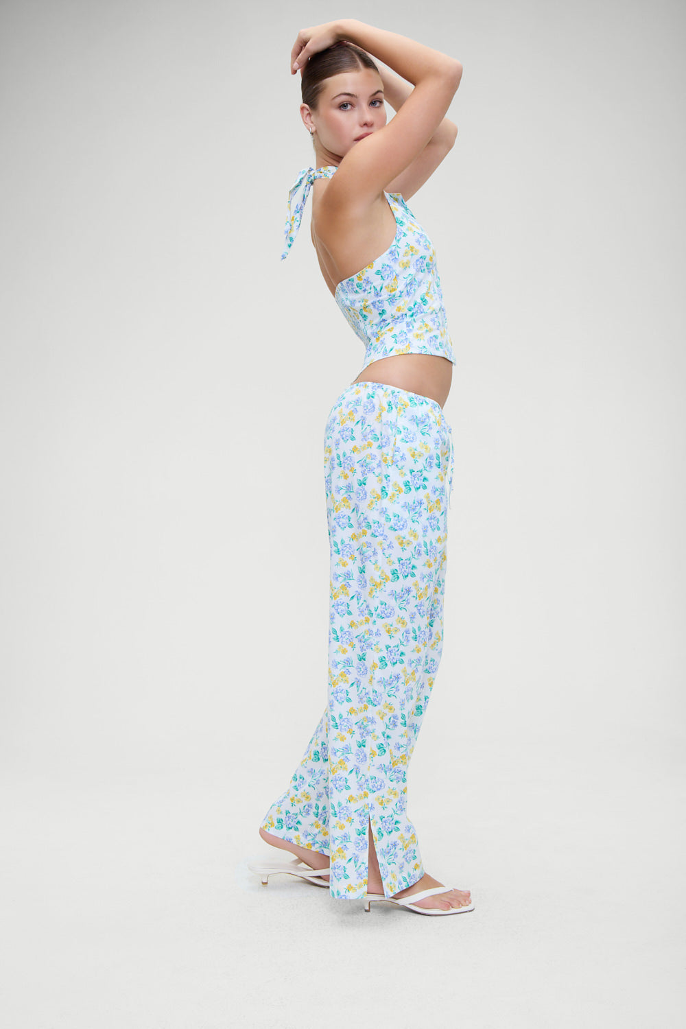 Cottage Halter Top - Coastal Floral | Frankies Bikinis