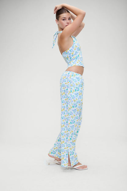Cottage Halter Top - Coastal Floral | Frankies Bikinis