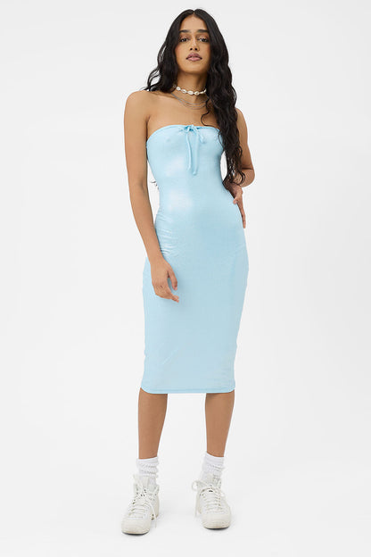 Hope Iridescent Strapless Dress - Cloud Chaser | Frankies Bikinis